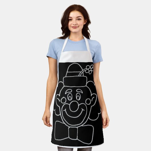 ピエロ エプロン (着用した状態)