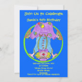 ピエロ·ケーパー·バースデー·パーティーの招待 招待状 (裏面)