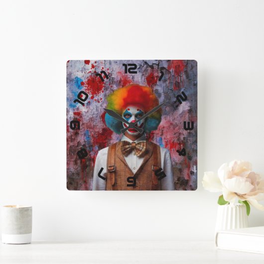 ピエロ スクエア壁時計 (ホーム)