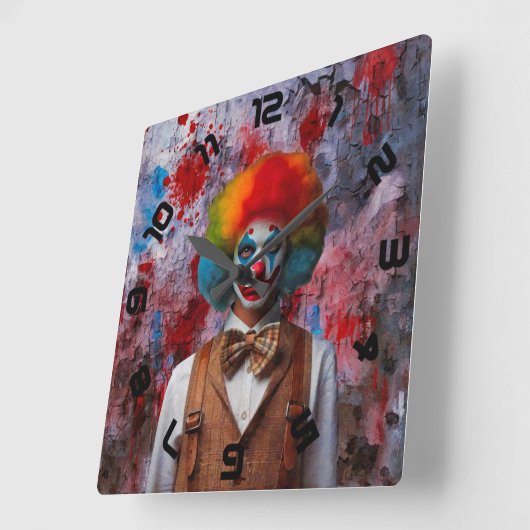 ピエロ スクエア壁時計 (傾斜)