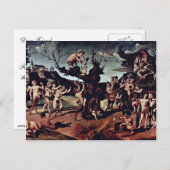 ピエロ・ディ・コジモによる『バッカスが蜂蜜を発見』 ポストカード (正面/裏面)