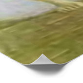 ピエロ・デラ・フランチェスカによるキリストのバプテスマ（1449年） ポスター (角)