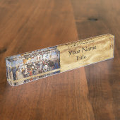 ピエロ・デラ・フランチェスカによるヘラクリウスの戦い デスクネームプレート (側面)