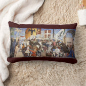 ピエロ・デラ・フランチェスカによるヘラクリウスの戦い ランバークッション (ブランケット)