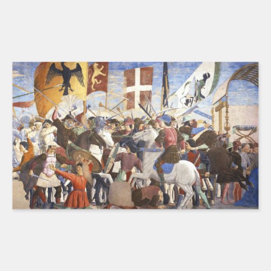 ピエロ・デラ・フランチェスカによるヘラクリウスの戦い 長方形シール (正面)