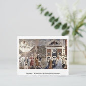 ピエロ・デラ・フランチェスカによる十字架の発見 ポストカード (スタンド正面)