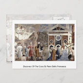 ピエロ・デラ・フランチェスカによる十字架の発見 ポストカード (正面/裏面)