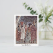 ピエロ・デラ・フランチェスカによる真の十字架の伝説 ポストカード (スタンド正面)