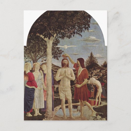 ピエロ・デラ・フランチェスカ・タウフェ・クリスティ ポストカード (正面)