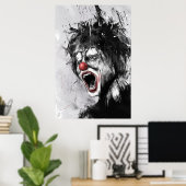 ピエロ ポスター (ホームオフィス)