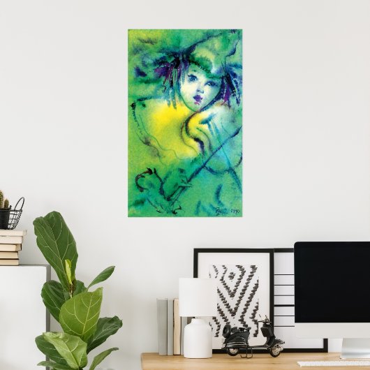 ピエロ ポスター (ホームオフィス)