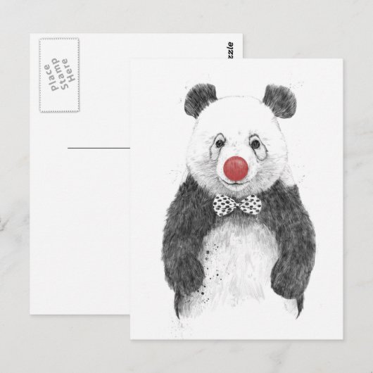 ピエロ ポストカード (正面/裏面)