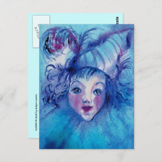 ピエロ ポストカード (正面/裏面)