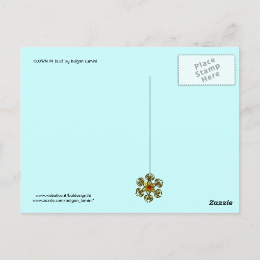 ピエロ ポストカード (裏面)