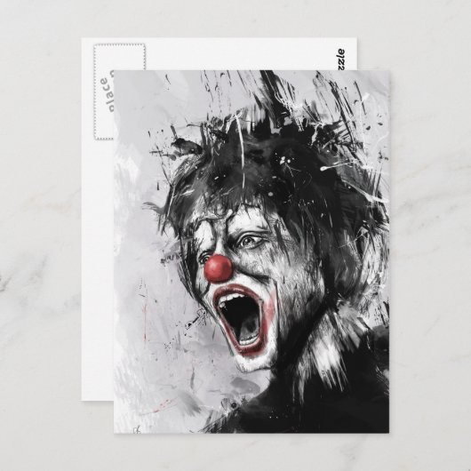 ピエロ ポストカード (正面/裏面)