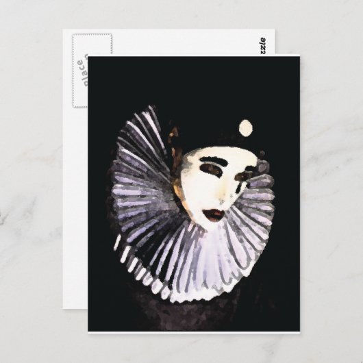 ピエロ ポストカード (正面/裏面)