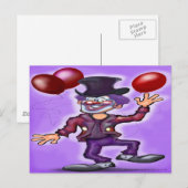 ピエロ ポストカード (正面/裏面)