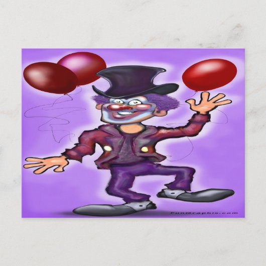 ピエロ ポストカード (正面)