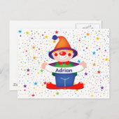 ピエロ ポストカード (正面/裏面)