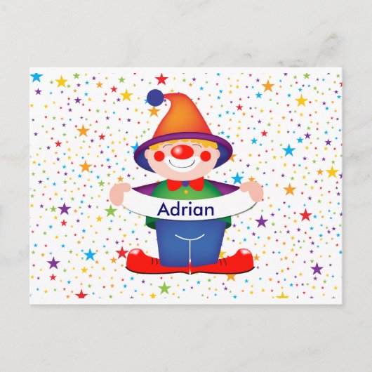 ピエロ ポストカード (正面)