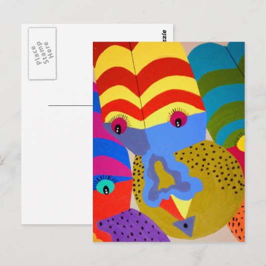 ピエロ ポストカード (正面/裏面)