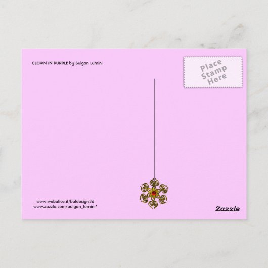 ピエロ ポストカード (裏面)