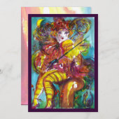 ピエロ / ヴェネツィアのカーニバルナイト 案内状 (正面/裏面)