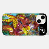 ピエロ/ヴェネツィアカーニバルナイトモノグラム Case-Mate iPhoneケース (裏面 (横))