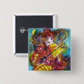 ピエロ/ヴェネツィアカーニバルナイト 缶バッジ (正面&裏面)