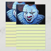 ピエロ：悪 便箋 (正面/裏面)