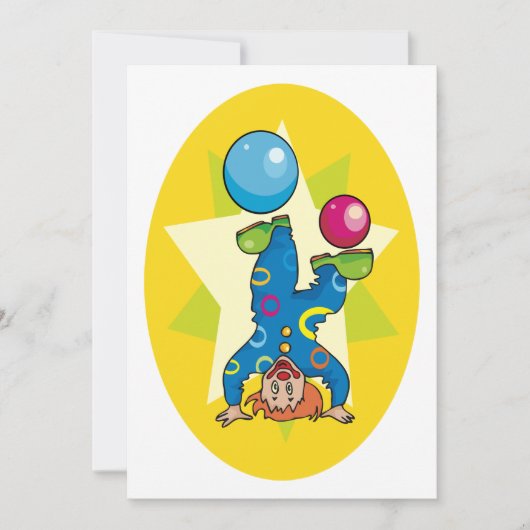 ピエロ 招待状 (正面)