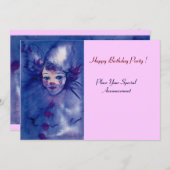 ピエロ 招待状 (正面/裏面)