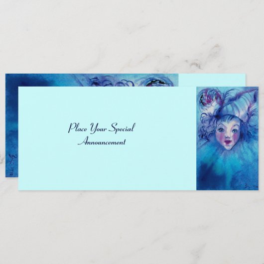 ピエロ 案内状 (正面/裏面)