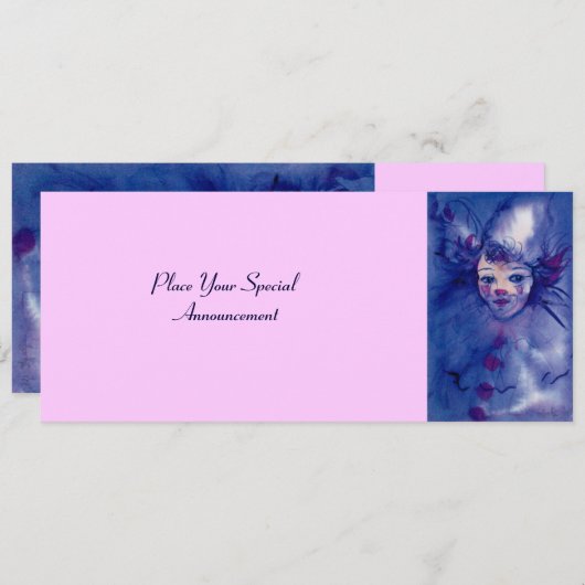 ピエロ 案内状 (正面/裏面)