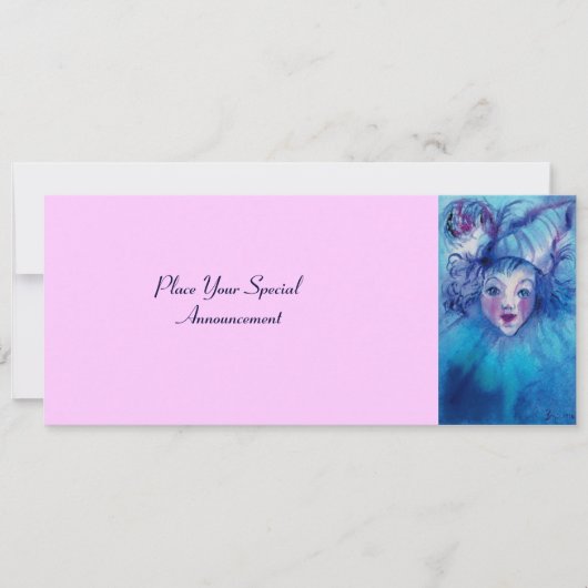 ピエロ 案内状 (正面)