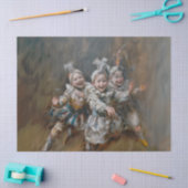 ピエロ – 油絵スタイルティッシュペーパー 薄葉紙 (クラフト)