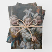 ピエロ – 油絵スタイルラッピングギフト紙 ラッピングペーパーシート (インサイチュ)