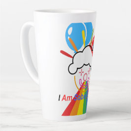 ピエロ：私は再び酔っ払っている カフェラテマグ