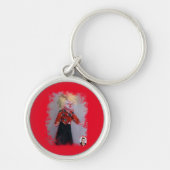 ピエロ/道化師/クラウン キーホルダー (正面)