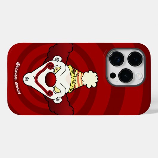 ピエロ! iPhoneケース Case-Mate iPhoneケース (裏面 (横))