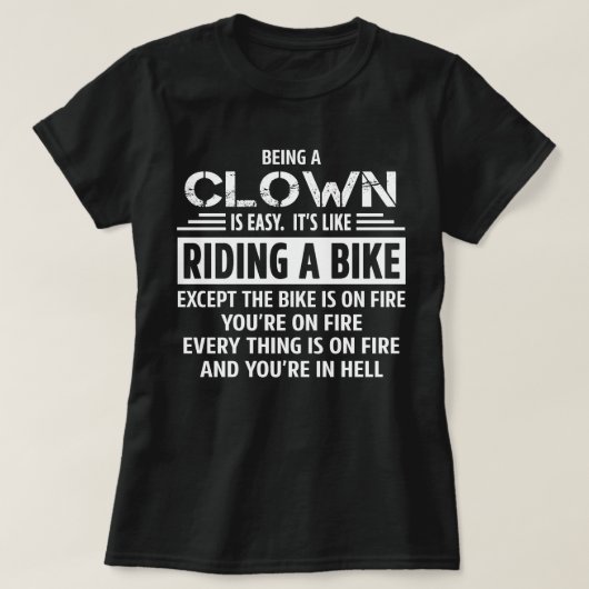ピエロ Tシャツ (デザイン正面)