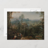 ピエーター・ブルーゲル長老のマグパイの絞首台 ポストカード (正面/裏面)