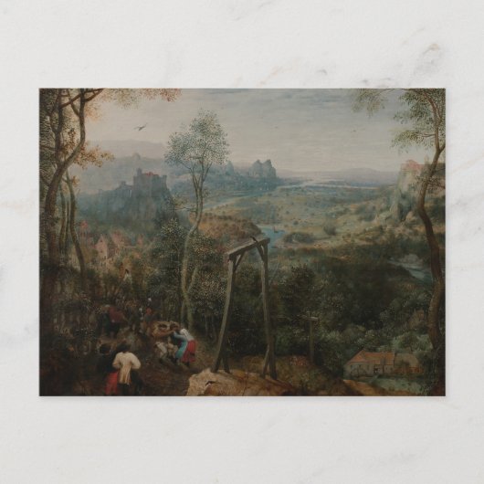 ピエーター・ブルーゲル長老のマグパイの絞首台 ポストカード (正面)