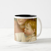 ピエールおもちゃを持つルノアール|の子供 ツートーンマグカップ (正面右)