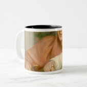 ピエールおもちゃを持つルノアール|の子供 ツートーンマグカップ (正面左)