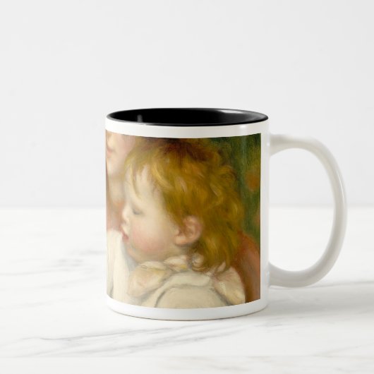 ピエールおもちゃを持つルノアール|の子供 ツートーンマグカップ (右)