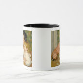 ピエールおもちゃを持つルノアール|の子供 マグカップ (中央)