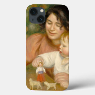ピエールおもちゃを持つルノアール の子供 iPhone 13ケース