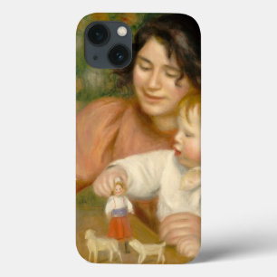 ピエールおもちゃを持つルノアール の子供 iPhone 13ケース