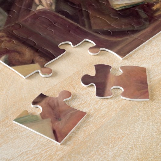 ピエールアルノアール |ピアノの若い女の子 ジグソーパズル (側面)